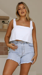 Harlow Shorts - Denim