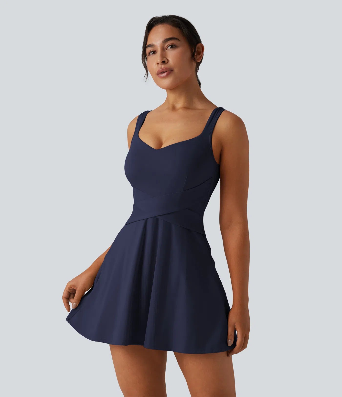 Airy 2-in-1 Cool Touch Mini Tennis Active Dress with Pocket-Easy Peezy Edition-UPF50+