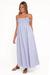 Josie Maxi Dress - Cornflower Blue