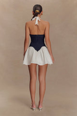 Merlyn Denim Cotton Mini Dress - Indigo Blue