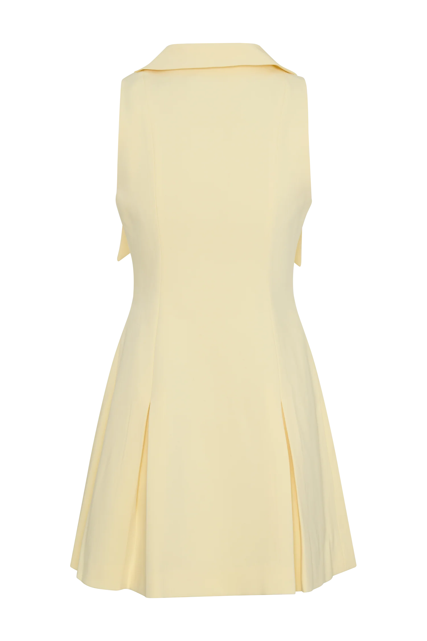Oli Sleeveless Mini Dress - Lemon