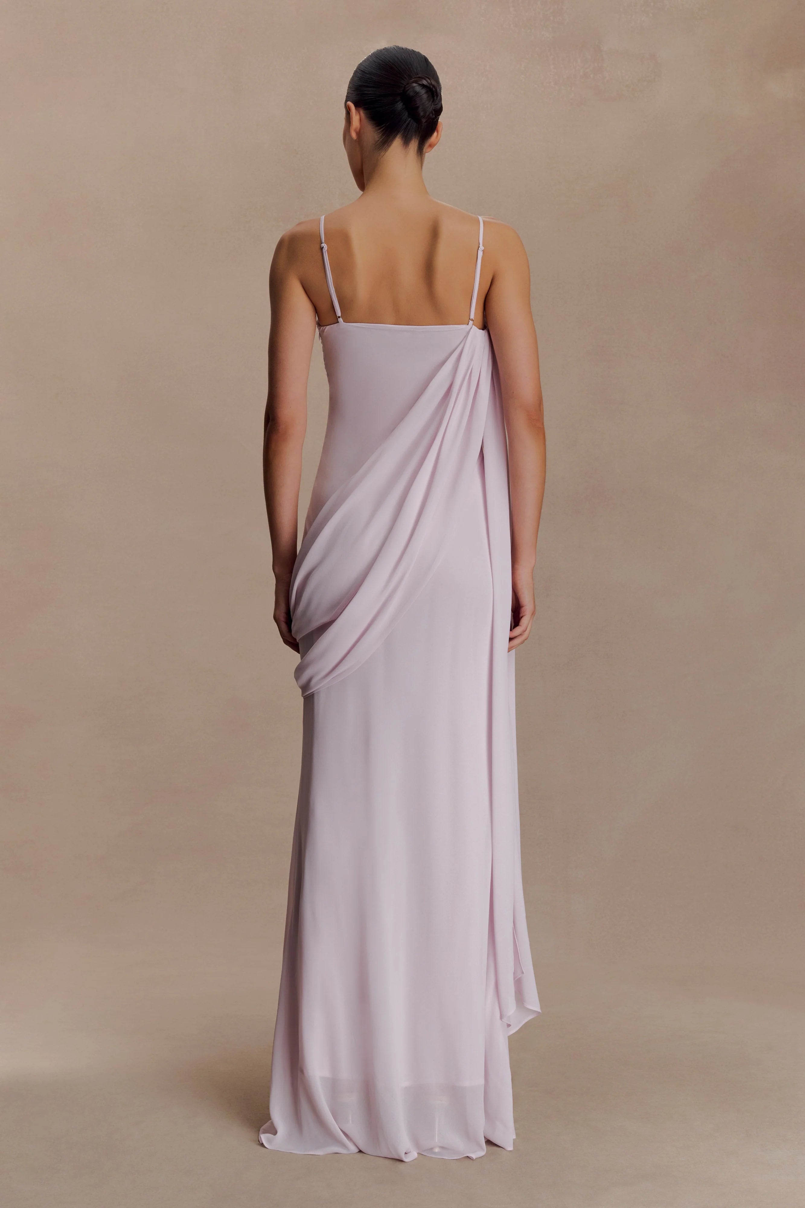 Leena Chiffon Maxi Dress - Light Lilac